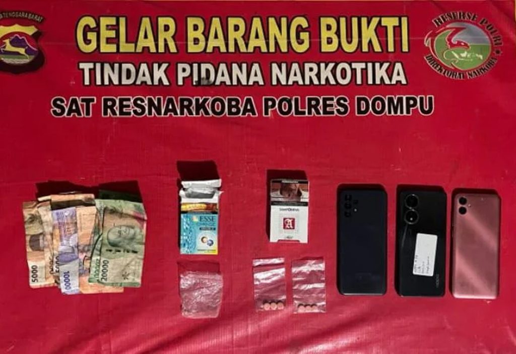 Barang-Bukti-Pengungkapan-Kasus-Narkoba-Polres-Dompu