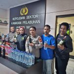 Razia di Pelabuhan Ahmad Yani, Polisi Amankan 74 Botol Miras Ilegal