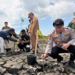 Usung Konsep Green Policing, Polda Riau Pulihkan Mangrove Rokan Hilir