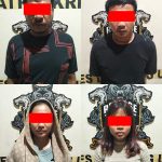 Modus Aplikasi Michat, Empat Pelaku Curas di Lampung Utara Diamankan