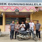 Berhasil Dikejar Hingga Aceh, Pelaku Curanmor Diamankan Polsek Gunung Malela
