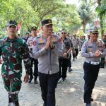 Sinergi TNI–Polri Kunci Jaga Kedaulatan NKRI di Perbatasan RI–Malaysia, Kapolda Kaltara Sambangi Satgas Pamtas