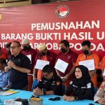 17 Kasus & 22 Tersangka Narkoba Dibongkar Polda Sumsel, Ini Jumlah Barang Bukti Bernilai Rp.1,6 Miliar yang Dimusnahkan