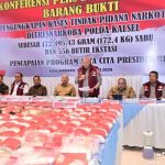 Polda Kalsel Musnahkan Barang Bukti Narkotika Bernilai Rp311 Miliar, Ungkap Jaringan Internasional dan Lintas Provinsi