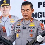 Polda Maluku Utara Ungkap Jaringan Senjata Api Ilegal, Tiga Tersangka dan Ratusan Butir Amunisi Diamankan