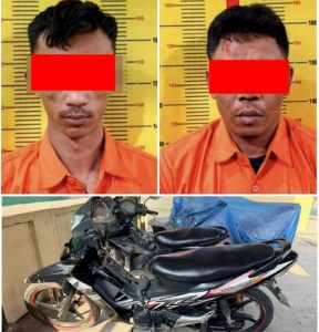 kurang-dari-24-jam-dua-residivis-curanmor-dibekuk-usai-gasak-motor-petani-di-pringsewu