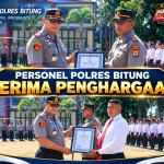 Kapolres Bitung Beri Penghargaan Dua Anggota Atas Aksi Kemanusiaan Luar Biasa