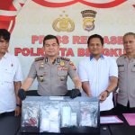 Tiga Kasus Diberantas Dua Pekan, Polresta Bengkulu Amankan Tiga Pelaku Narkotika