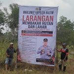 Kasatkamling dan Bhabinkamtibmas Gencarkan Kesadaran Masyarakat Cegah Karhutla di Balikpapan