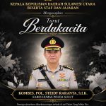 Kombes Pol Steidy Raranta, Kabid Humas Polda Sulawesi Utara, Meninggal Dunia
