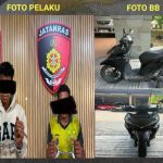 Dua Buruh Proyek Ditangkap Curanmor di Badung, Motor Korban Dicat Ulang untuk Mengelabui Polisi