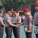 KAPOLDA BERI PENGHARGAAN  26 PERSONEL POLDA GORONTALO ATAS KEBERHASILAN TERTIBKAN TAMBANG ILEGAL di POHUWATO